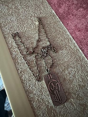 Колье: Osmanlı tuğrası motivli gumuş boyunbağı

- Material: gümüş — 4
