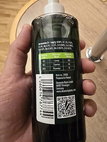 Другие удобрения: DENNERLE Liquid Plus 300 ml – akvarium bitkiləri üçün makro və mikro — 3