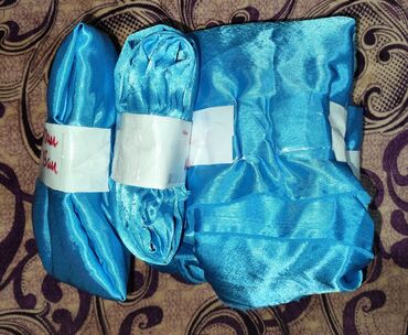 Другой текстиль: Продаю синтетические тканивсе кусками : Чёрный атлас 4 штуки длина — 8