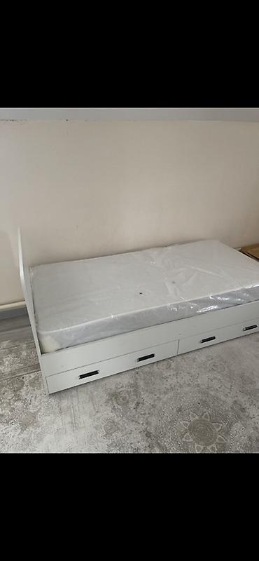 Спальные гарнитуры: Белый гарнитур для спальни/детской в современном минималистичном — 8