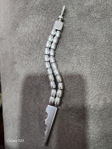 Чётки: Metal təsbeh – xüsusi dizaynlı - Material: tam metal, parlaq xrom ton — 4