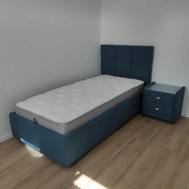 шикарная кровать: Новый, Односпальная кровать, С подъемным механизмом, С матрасом, С выдвижными ящиками