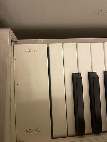 casio sintezator: CASIO CELVIANO rəqəmsal pianino – ağ korpuslu ev və səhnə üçün ideal — 5