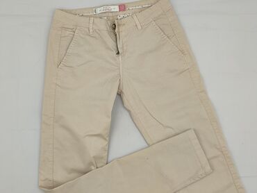 czerwone spodnie dresowe adidas damskie: Bershka, Material trousers for women, size 2XS (EU 32)