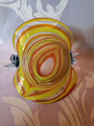 Činije: Murano nova korpa,rucni rad 70te. Murano korpa,duvano staklo,sve na — 14