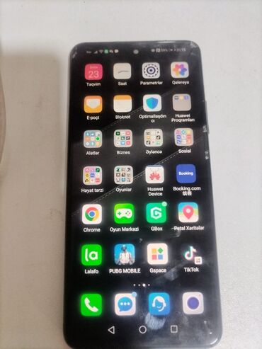 телефон fly nimbus 4: Huawei P smart 2020, 128 GB, rəng - Qara, Barmaq izi