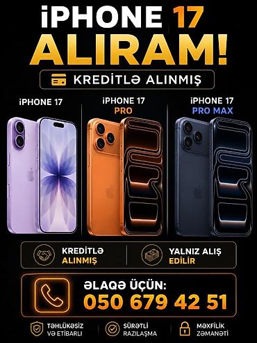 IPhone 17 Pro Max, 256 GB, Narıncı, Kredit