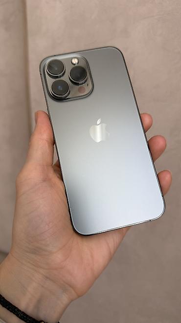 apple se: IPhone 13 Pro, Б/у, 512 ГБ, Графит, Коробка, 79 % — 2