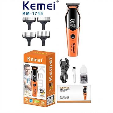 kemei: №: 13141 Məhsulun adı: Saqqal və bığ kəsimi üçün trimmer Kemei KM1745 — 1