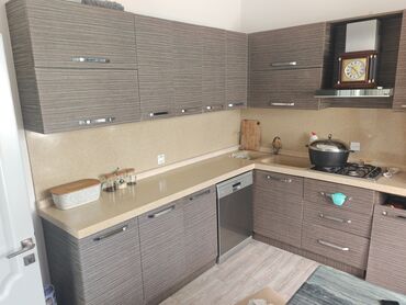 Информатика: Mətbəx mebeli dəsti – künc “L” planlı - Material: MDF/Laminate