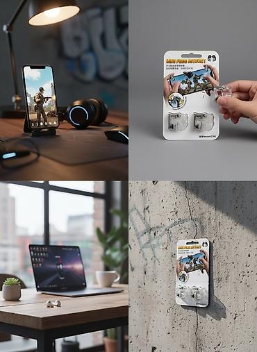 fire fre: Mobil oyun tətikləri (2 ədəd set) - Smartfon üçün universal mexaniki — 2