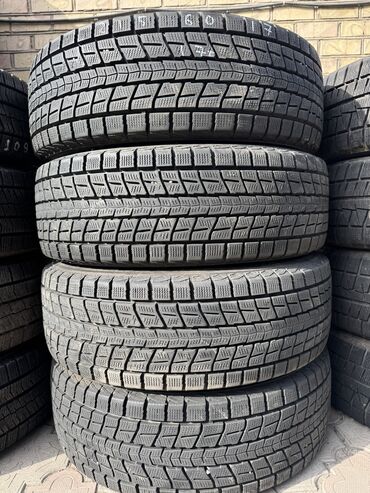 купить шины в бишкеке бу: 215/60/17 4 шт комплект в идеальном состоянии фирма Dunlup год 2017