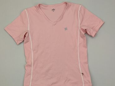 różowe t shirty damskie: T-shirt, M, stan - Dobry