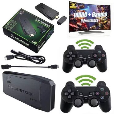 сони плейстецшен: Game Stick Lite с более 10000 тыс. встроенными играми 32гб Лучший