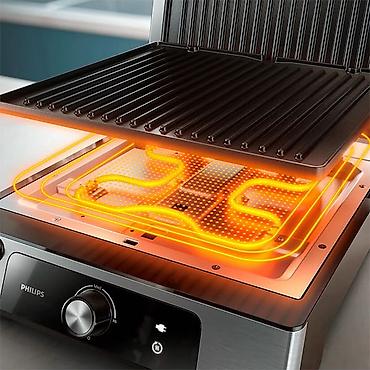philips hd 3039: Qril Philips, rəng - Gümüşü, Yeni, Ödənişli çatdırılma — 5