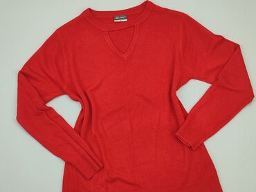 czerwona bluzki w serek: Sweter, Beloved, M, stan - Bardzo dobry