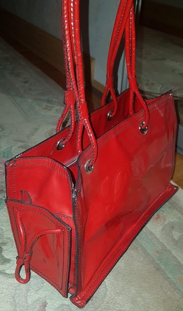 Torbe: Torba za rame, Materijal: Lakovana koža — 2
