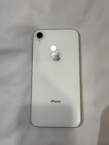 IPhone Xr, Б/у, 64 ГБ, Белый, 78 %