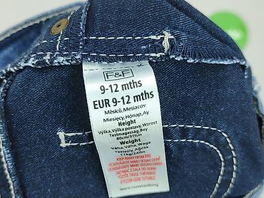 pull and bear dragon ball: Spodnie jeansowe, F&F, 9-12 miesięcy, stan - Idealny — 4