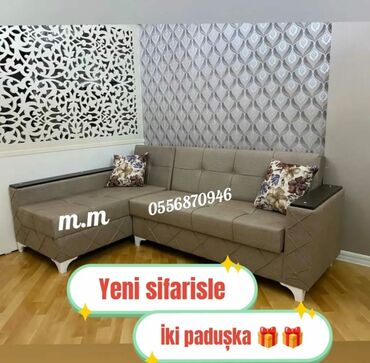 Mətbəx mebeli: Künc divan, Yeni, Açılan, Bazalı, Parça, Şəhərdaxili pulsuz çatdırılma