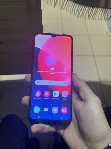 samsung 56: Samsung Galaxy A02 S, 8 GB, rəng - Qara, Barmaq izi, Face ID