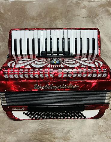 Аккордеоны: Акордеон Weltmeister Stella, клавишный, немецкого производства — 10