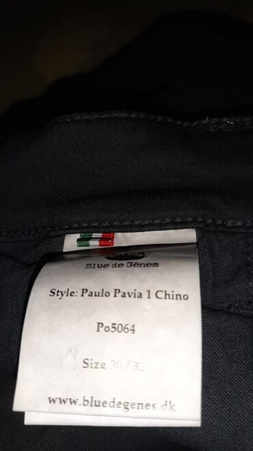 Şalvarlar: "Blue de Gênes" brendinin orijinal cins şalvarı. Saytdakı tam adı — 10