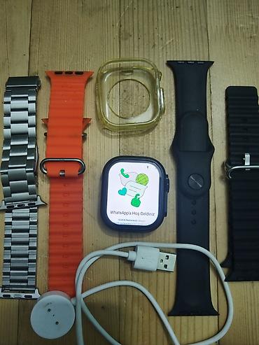 akilli saat ucuz: Yeni, Smart saat, Smart, Sim kart, rəng - Qara — 4