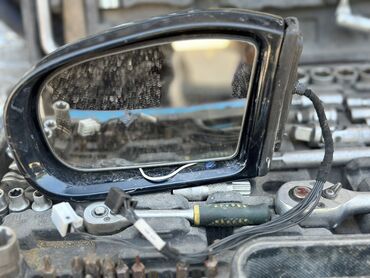 зеркало на камри 55: Каптал сол Күзгү Mercedes-Benz 2004 г., Колдонулган, түсү - Көк, Оригинал