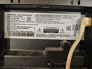 ТВ и видео: Б/у Телевизор Samsung QLED 55" 4K (3840x2160), Самовывоз — 5