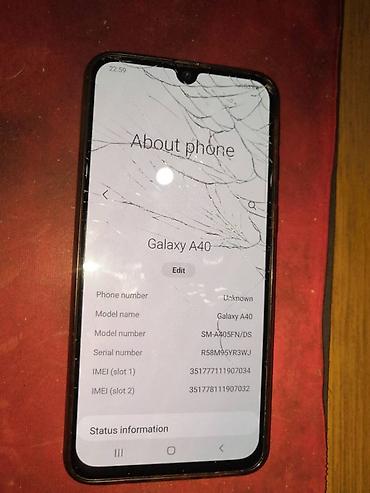 Samsung: Samsung Galaxy A40 na lalafo.rs — 7 Samsung: Samsung Galaxy A40 — 7