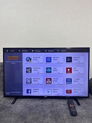 Другие ТВ и видео товары: Riffel Smart tv 109 ekran
 Qiymet 270 azn.
Unvan Hezi.A Vesile🌹 — 2