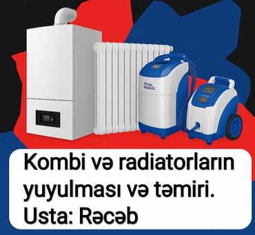 ремонт стартеров и генераторов: Kombi radiatorlar (radiatorlar sökülmədən) radiatorların xətlərin