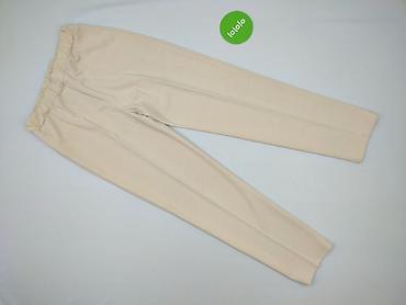szerokie spodnie pull: Moda Italia, Spodnie materiałowe damskie, rozmiar L — 2