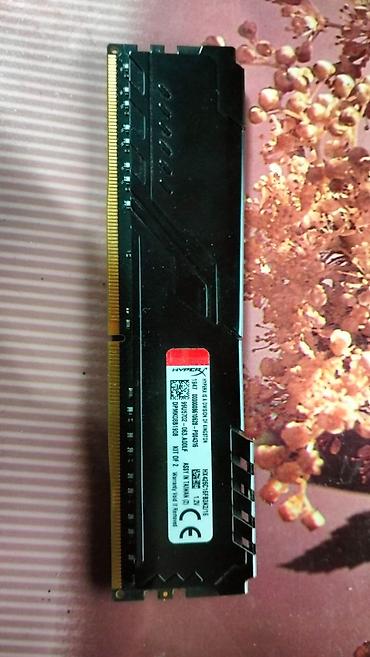 Оперативдик эс-тутум (RAM): Оперативдик эс-тутум, Колдонулган, HyperX, 8 ГБ, DDR4, 2666 МГц — 2