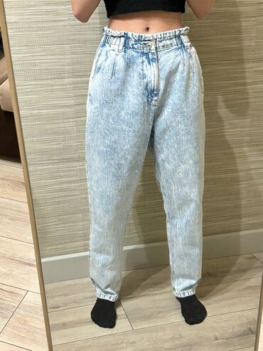 джинсы versace: Джинсы и брюки, Б/у