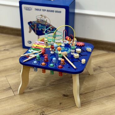 машинки для детей: 🧠 Развивающий деревянный столик для малышей — TABLE TOP ROUND BEAD