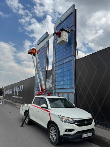 помощник столик: Автовышка 12 метров, грузоподъемность люльки 200 кг. Выезд по Бишкеку