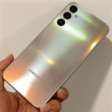 samsunq a 14: Samsung Galaxy A24 4G, 128 GB, rəng - Gümüşü, Barmaq izi, Face ID