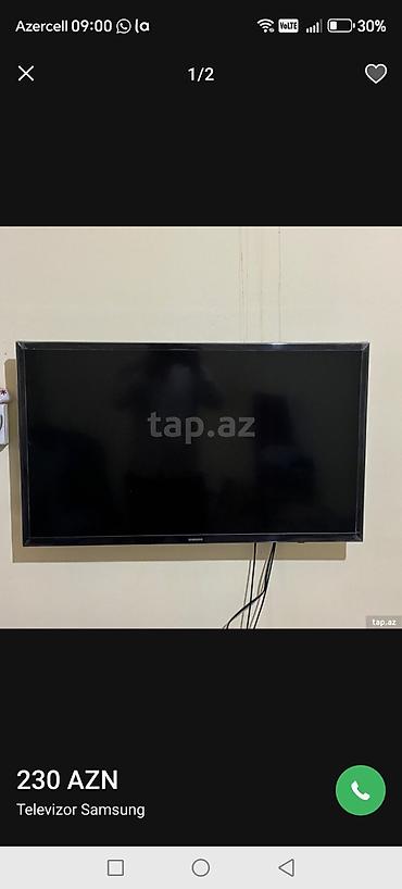 TV və video: İşlənmiş Televizor Samsung LED ekran Ünvandan götürmə — 2