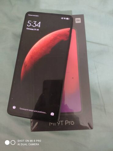 xiomi pad 5: Xiaomi Mi 9T Pro, 128 GB, rəng - Göy, 
 İki sim kartlı, Barmaq izi, Face ID