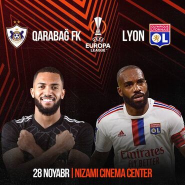 qarabağ olympiakos oyun vaxti: Qarabag - Lyon oynuna bilet tecili satilir!!! Sektor 23, Qarbag