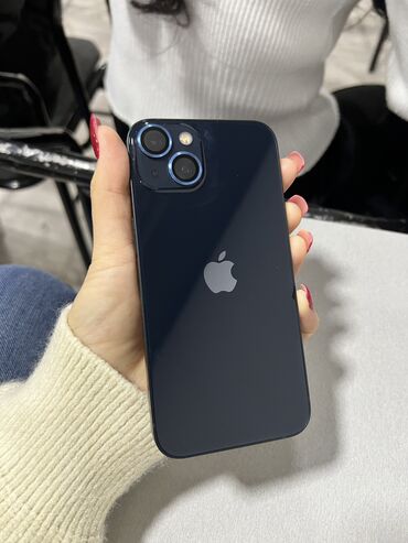 Apple iPhone: IPhone 13, 128 ГБ, Синий, Защитное стекло, Чехол, 74 %