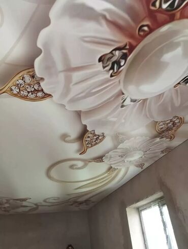 Натяжной потолок: Натяжной потолок Матовое, 3D потолки, Глянцевое Бесплатный замер, Гарантия, Монтаж — 23