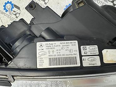 Передние фары: Передняя правая фара Mercedes-Benz 2015 г., Новый, Оригинал, Германия — 13