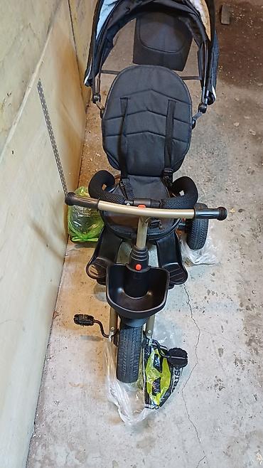 Детские велосипеды: Детский трехколесный велосипед-коляска HAFULONG - Конструкция 2‑в‑1 — 5