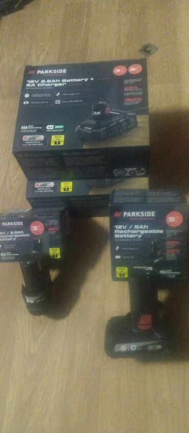Setovi akumulatorskog alata: PARKSIDE X12V Team – baterije i punjač za aku alate - Set: 12V 2,5Ah — 2