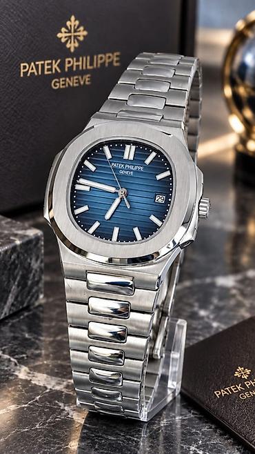 saatla: Patek Philippe Nautilus – orijinal İsveçrə kişi qol saatları — 3