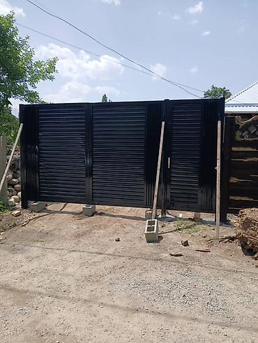 Распашные ворота: Металлические ворота и калитки под заказ - Изготовление распашных и — 24