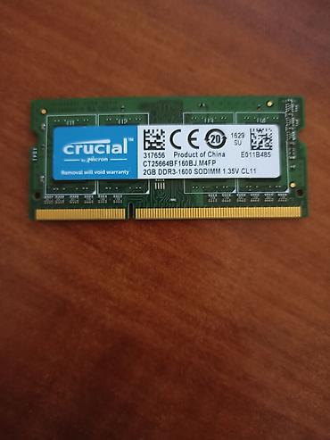 Crucial (by Micron) laptop operativ yaddaşı - Model